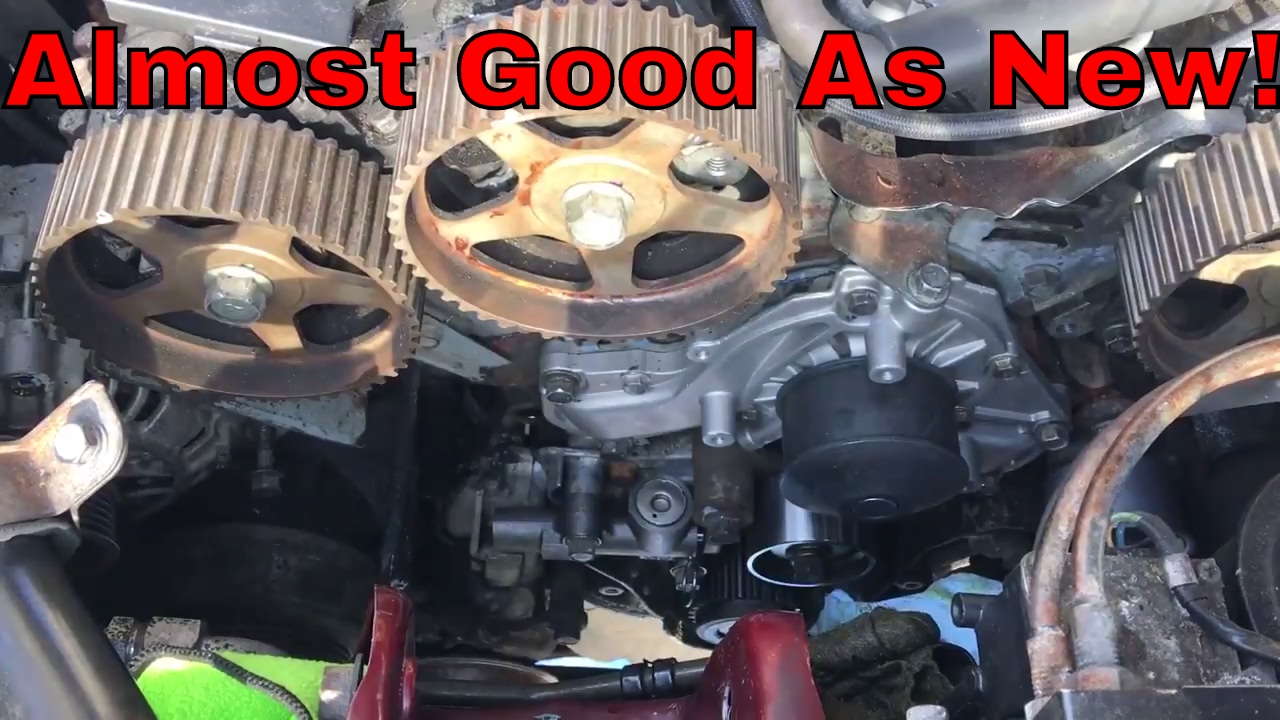 Worst 3000GT VR4 Timing Belt Service Part 3 + Start Up YouTube