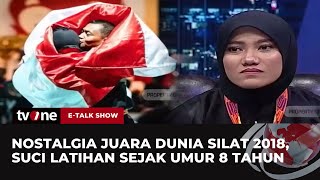 Kilas Balik Suci Wulandari Dari Bocah Tomboy Jadi Juara Silat  Etalk Show Tvone