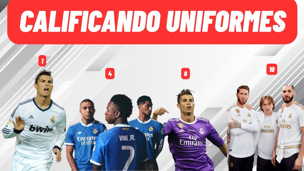 CALIFICANDO CAMISETAS DEL REAL MADRID (MI OPINION)