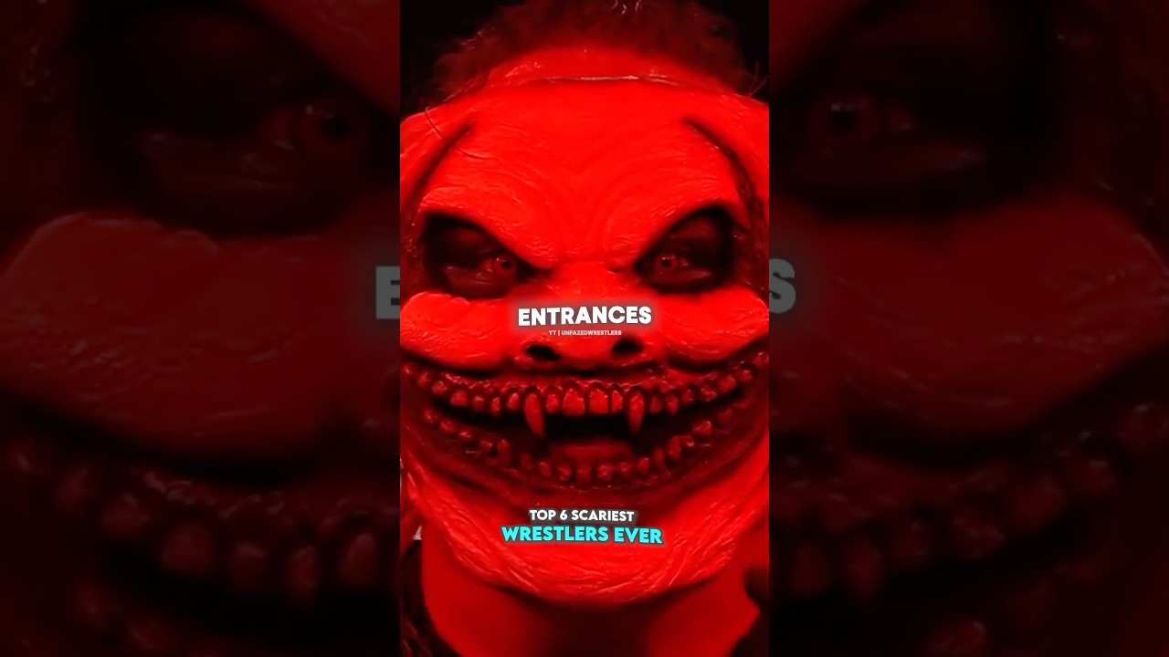 TOP 6 SCARIEST WRESTLERS EVER 😱☝️