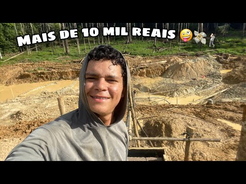 quanto "GANHEI" no garimpo em 30 dias com apenas "17 anos" 🤯🤑