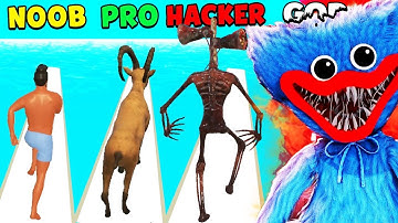 😂😂😂 NOOB vs PRO vs HACKER in Mutant Run