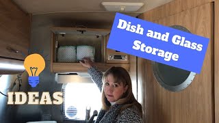 Storage Tips For Dishes And Glasses | Avoid Breaking While Towing Your Airstream RV!