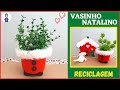 VASINHO RECICLADO DE NATAL - Passo a passo - Artesanato Natalino 🎄🎅🏻