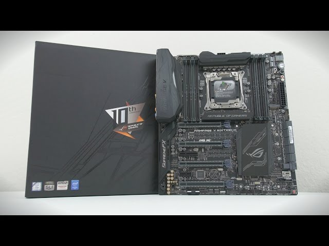 ASUS ROG Rampage V Edition 10 - Mother of all Motherboards! - YouTube