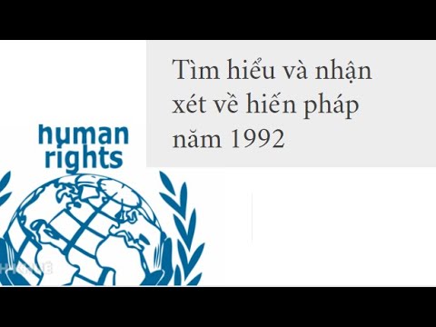 Video Luật Nhân Hoà | Tìm hiểu và nhận xét về hiến pháp năm... - youtube