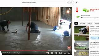 20 Mins Concrete Flatwork Finishing and Cleanup