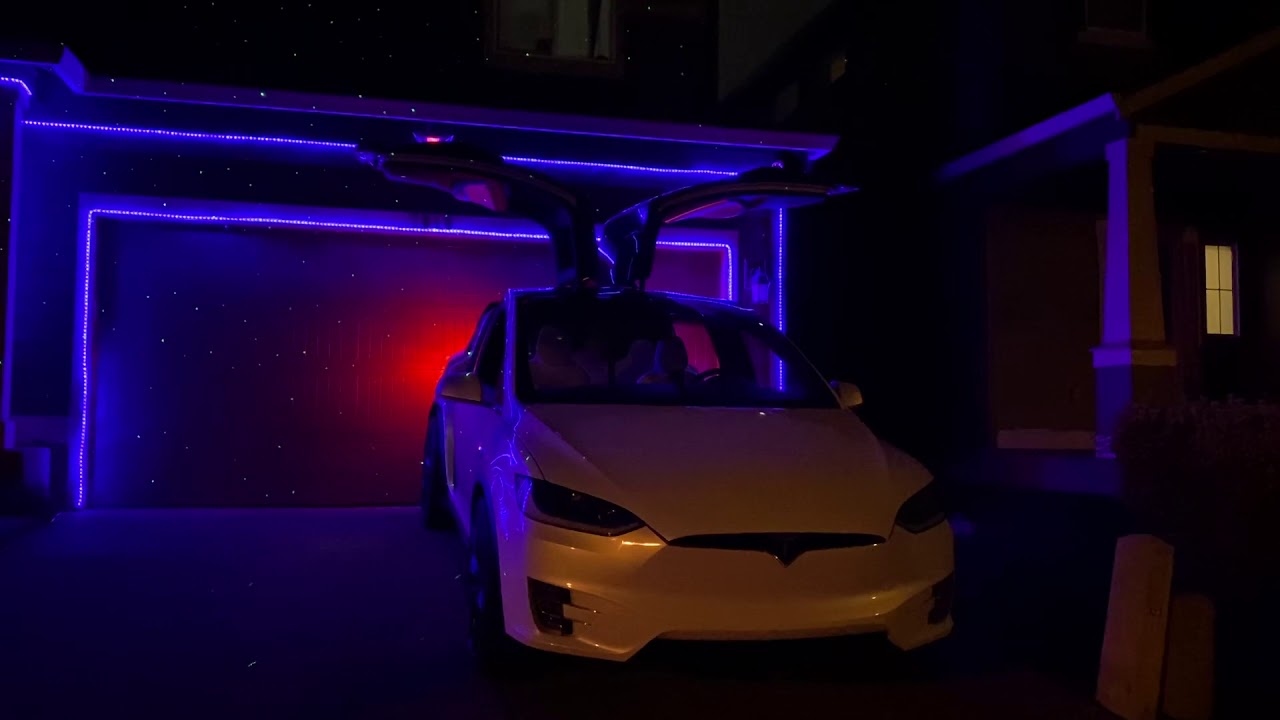 Tesla Model X Christmas dance YouTube