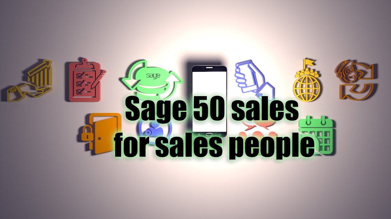 Sage 50 sales data for sales people YouTube