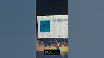 File Signature Verification #mrajdot #howto #sigverif #windows #shortvideo #fileverification