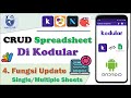 4. CRUD Spreadsheet - Update Data di Kodular