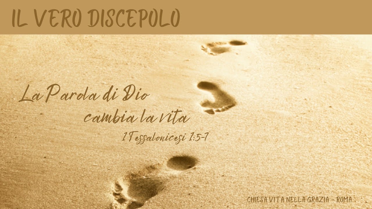 La Parola di Dio cambia la vita - 1 Tessalonicesi 1:5-7 - YouTube