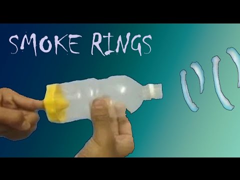 How to make smoke ring with plastic bottle! (easy and simple trick ...
