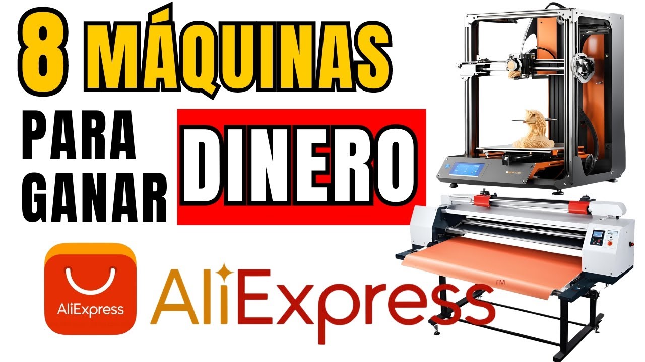 Las 8 Máquinas más RENTABLES de AliExpress para GANAR Dinero muy Fácil | Ideas de Negocios Rentables
