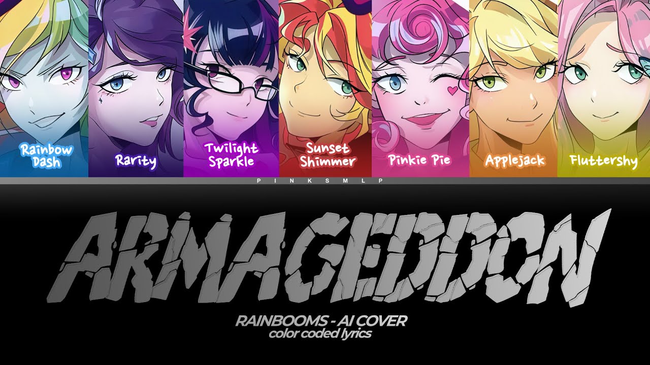 MLP EG: The RAINBOOMS - ‘ARMAGEDDON' by Aespa | AI COVER