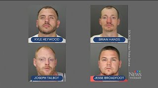 Four suspects sought after armed robbery in Windsor, Ont.