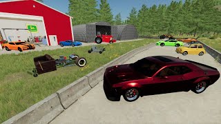 Buying old racetrack with tons of cars | Farming Simulator 22
