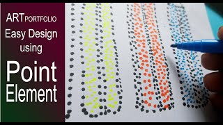 Point Visual element of design drawing/fun art/Relaxing and stress remover