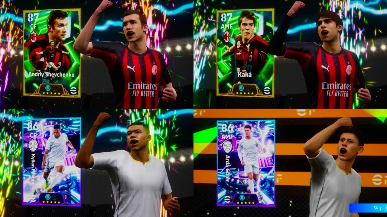 Kaka, Shevchenko & Mbappe 17800 Coins Pack Wipeout 🔥 + Gameplay Review 🔥 eFootball 26 | Part- 2