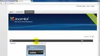 Joomla Modules PART2-How to intergrate menu Module?