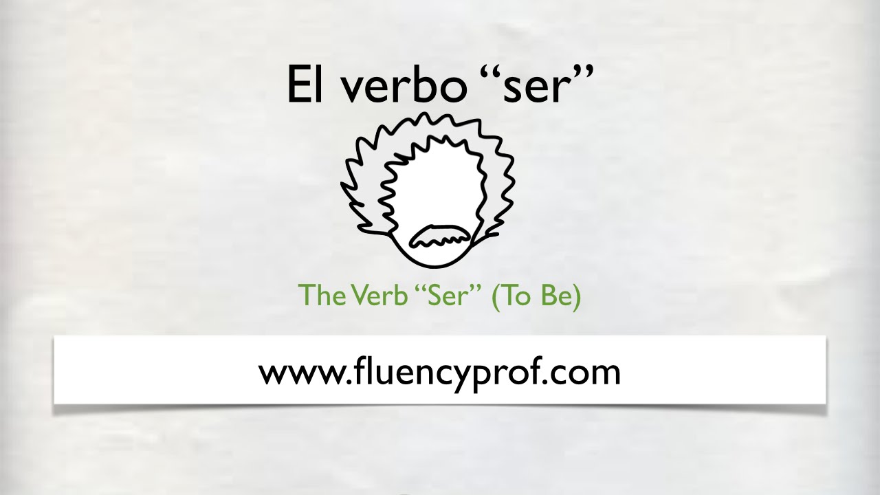 Spanish Verb Ser Chart