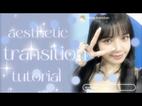 aesthetic transition #9 tutorial on||alight motion+