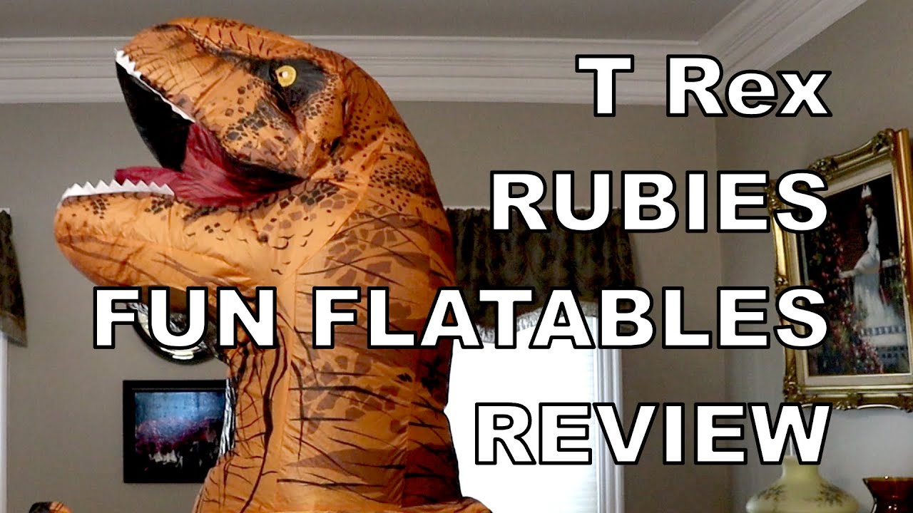 rubies fun flatables t rex costume from Sams Club review Haloween YouTube