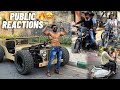 Public Reactions to the JEEP ROD |HYD series Vlog 2 #SMVLOGZ