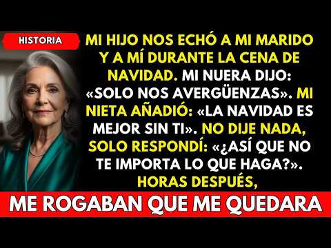 Vete y no vuelvas nunca nos dijo mi hijo a mí y a mi marido en Navidad horas después