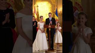 Princess Leonor’s Royal Speech Beside King Felipe &amp; Queen Letizia 🎙️ #SpanishRoyalFamily