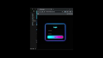 Neon Animated Login Form 🖥️ . Subscribe and comment Login for source code