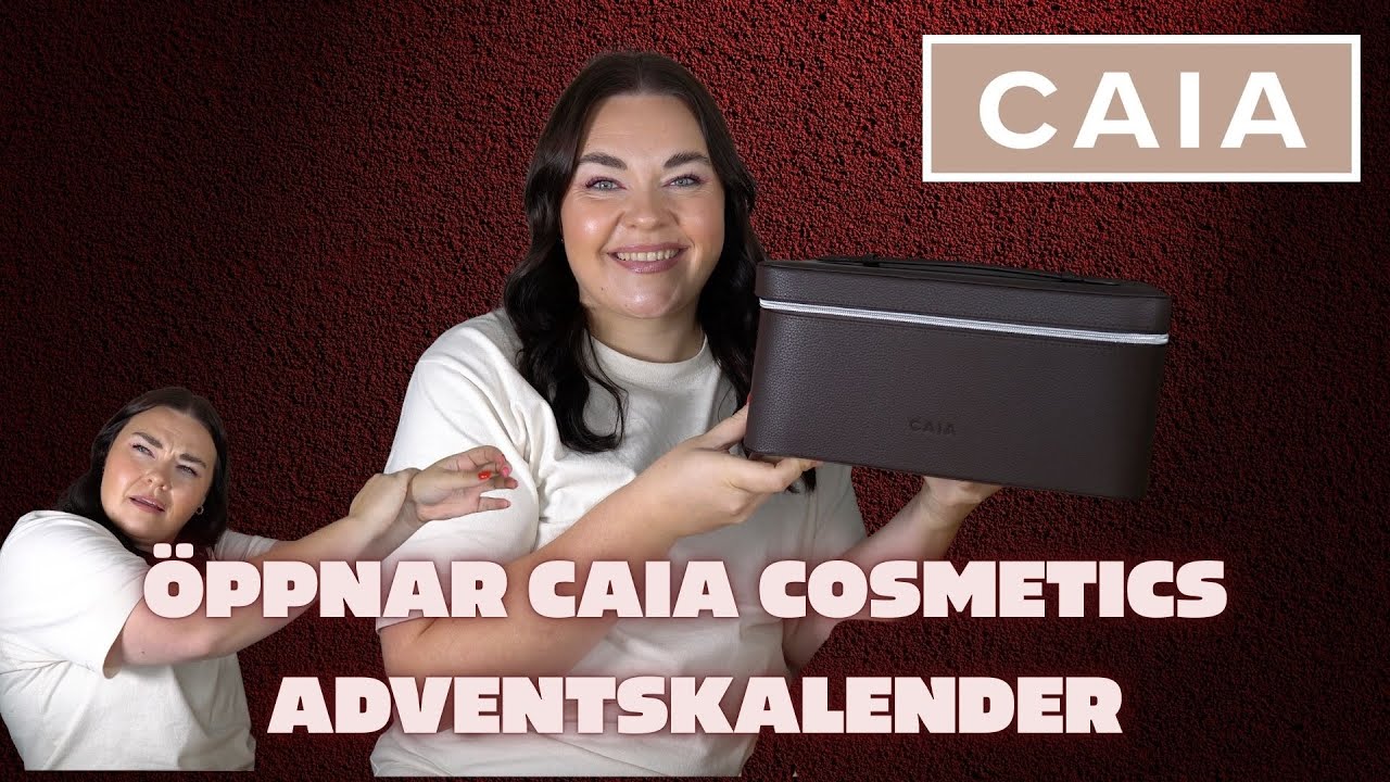 ÖPPNAR CAIA COSMETICS ADVENTSKALENDER 2025 (ja vad tror vi?) VINN DIN EGEN KALENDER ❤️