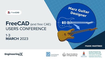 Guitar Design in FreeCAD by Marz