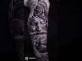 Miguel Hest | Black and Grey Realism Tattoo #shorts #tattoo
