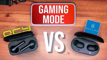 QCY T5 vs UPDATED Haylou GT1 Pro - GAMING Mode Latency Comparison!