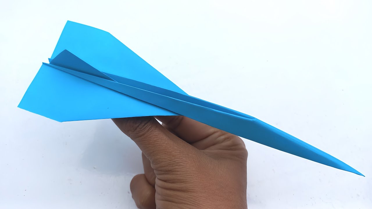 Papierflieger falten der weit fliegt basteln - Beste Papierflieger der Welt einfach bauen