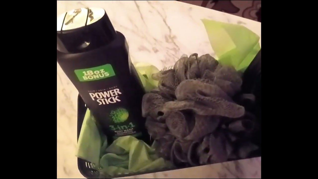 A Little Personal Self Care, Just Because For Him Basket 🖤💚🖤