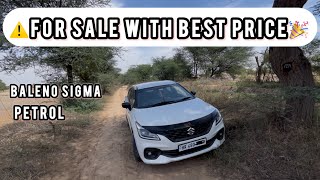 ⚠️For Sale🤝with Best price Range👌🏼 maruti Baleno 2022 petrol || shubham sankhla