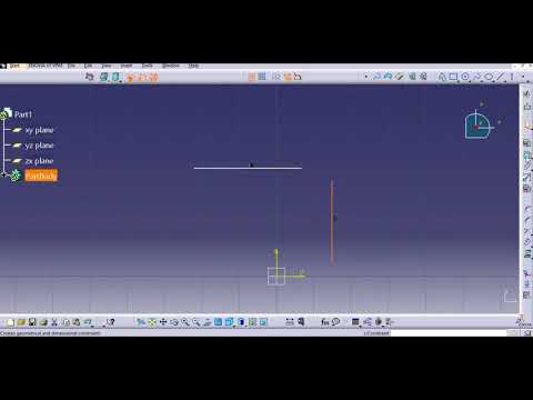 Catia V5  Part Design  Sketcher Sketch tools