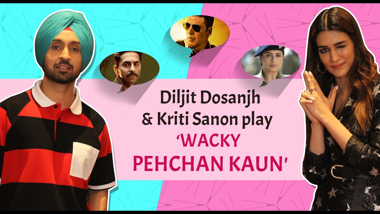 Diljit Dosanjh and Kriti Sanon play Wacky 'PEHCHAN KAUN' Arjun