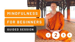 10Minute Guided Meditation for Beginners with a Buddhist Monk  Part 2