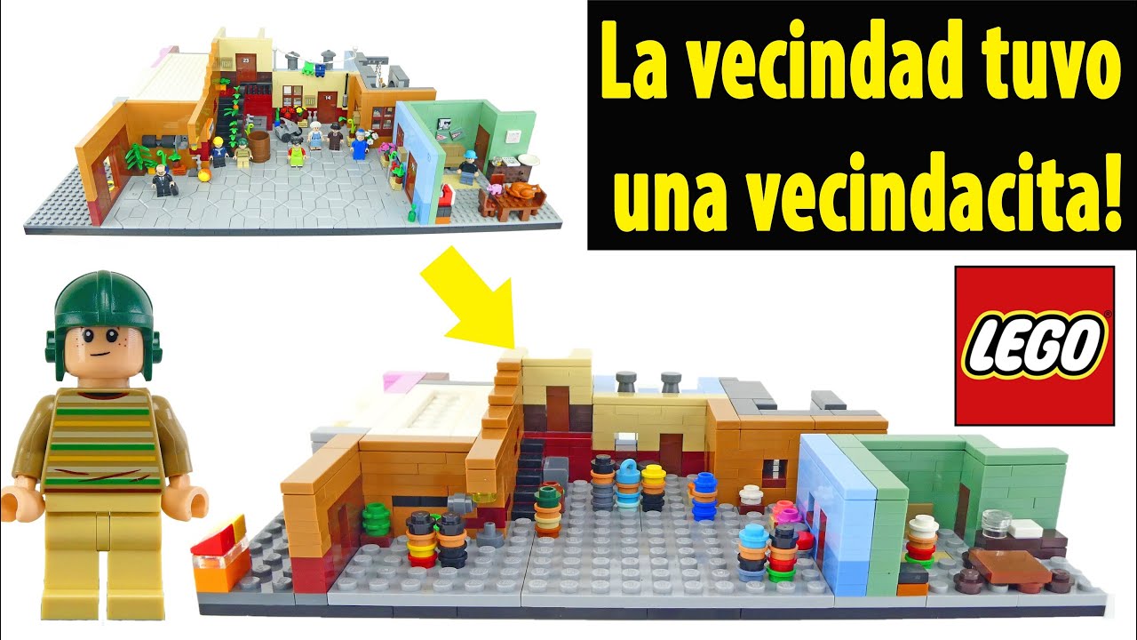Создание квартала Эль-Чаво-дель-Очо из Lego (микроверсия)