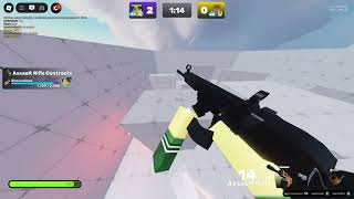 Playing Roblox Rivals Fps