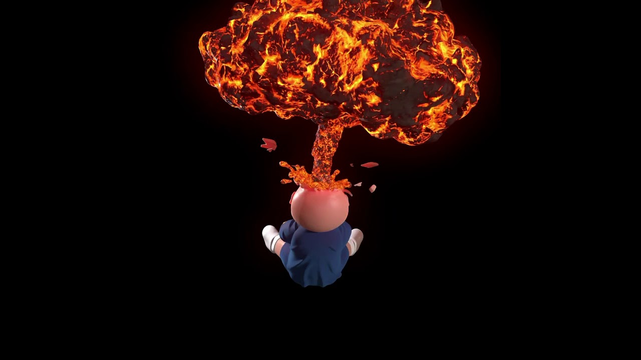 Atom Bomb garbage pail kids adobe medium Vr sculpt