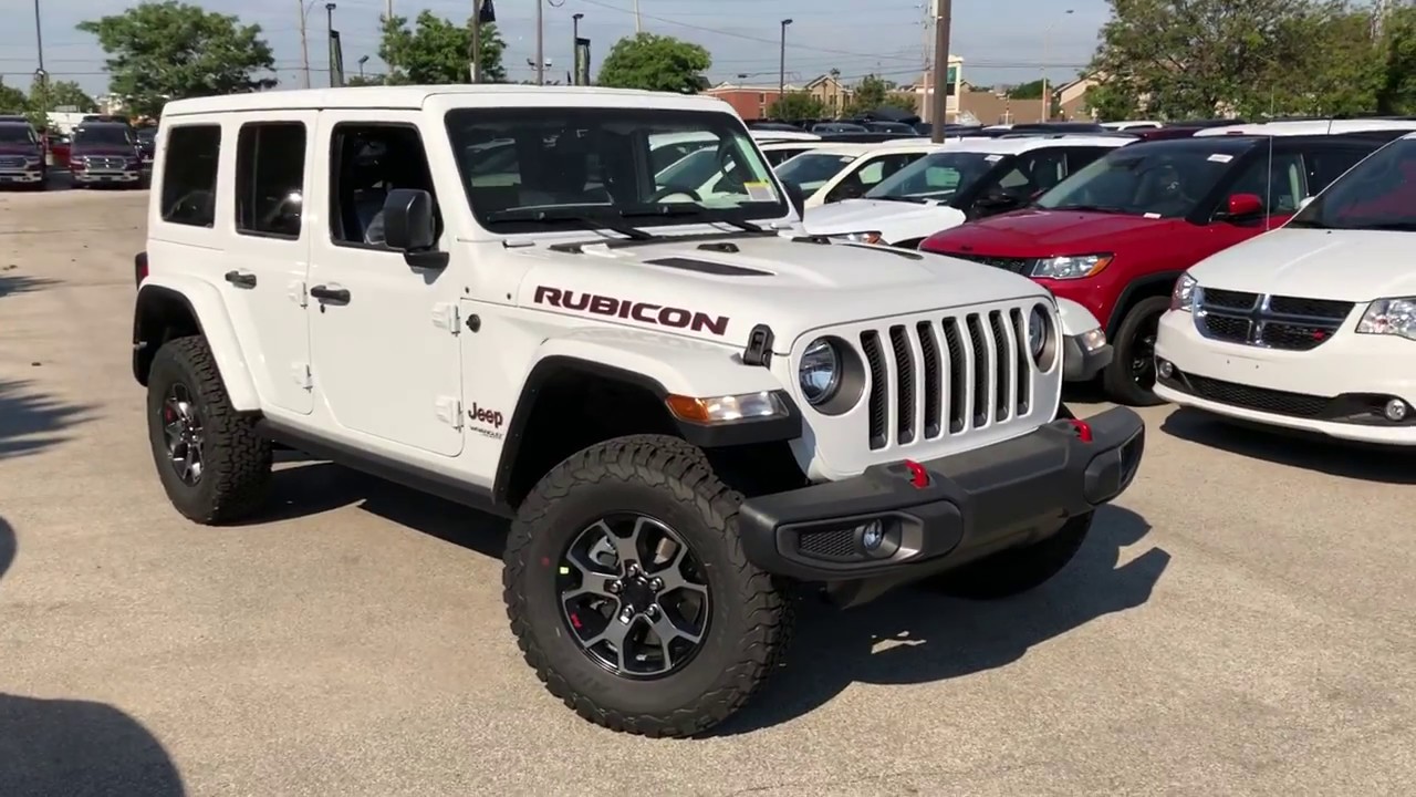 All White JL Rubicon! Nicest Wrangler yet? - YouTube