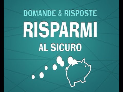 Risparmi al sicuro: il conto deposito