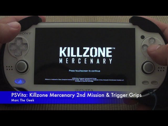 PSVita: Killzone Mercenary 2nd Mission with Trigger Grips - YouTube
