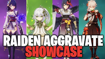 Raiden Aggravate Is OP! | Genshin Impact