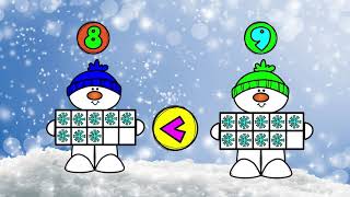 Greater Than, Less Than, Equal, Ten Frames, Winter, Early Math, Mathematics, Virtual School, FUN!!