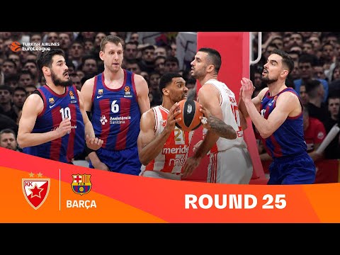 Zvezda-Barcelona | Round 25 Highlights | 2023-24 Turkish Airlines EuroLeague